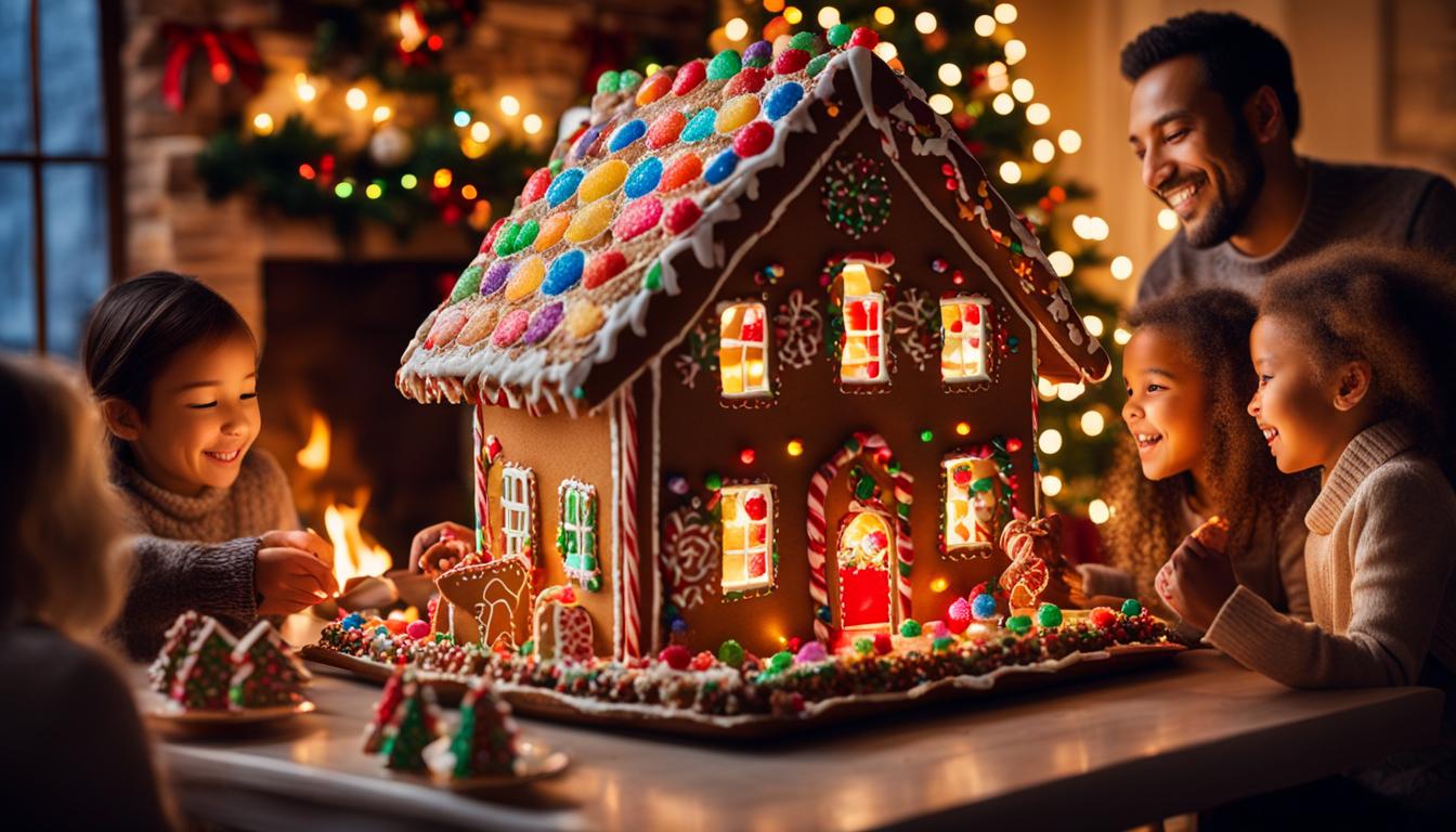 making a xmas  gingerbread house guide